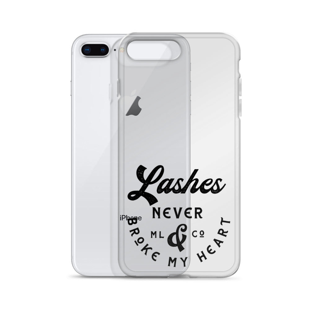 "Lashes Never Broke My Heart" iPhone Case
