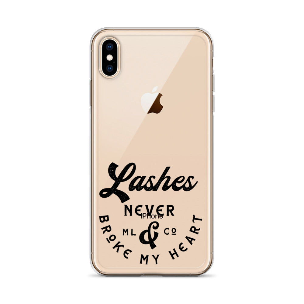 "Lashes Never Broke My Heart" iPhone Case