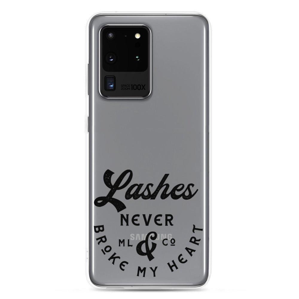 x Lash Artist Apparel- “Lashes Never Broke My Heart" Samsung Case