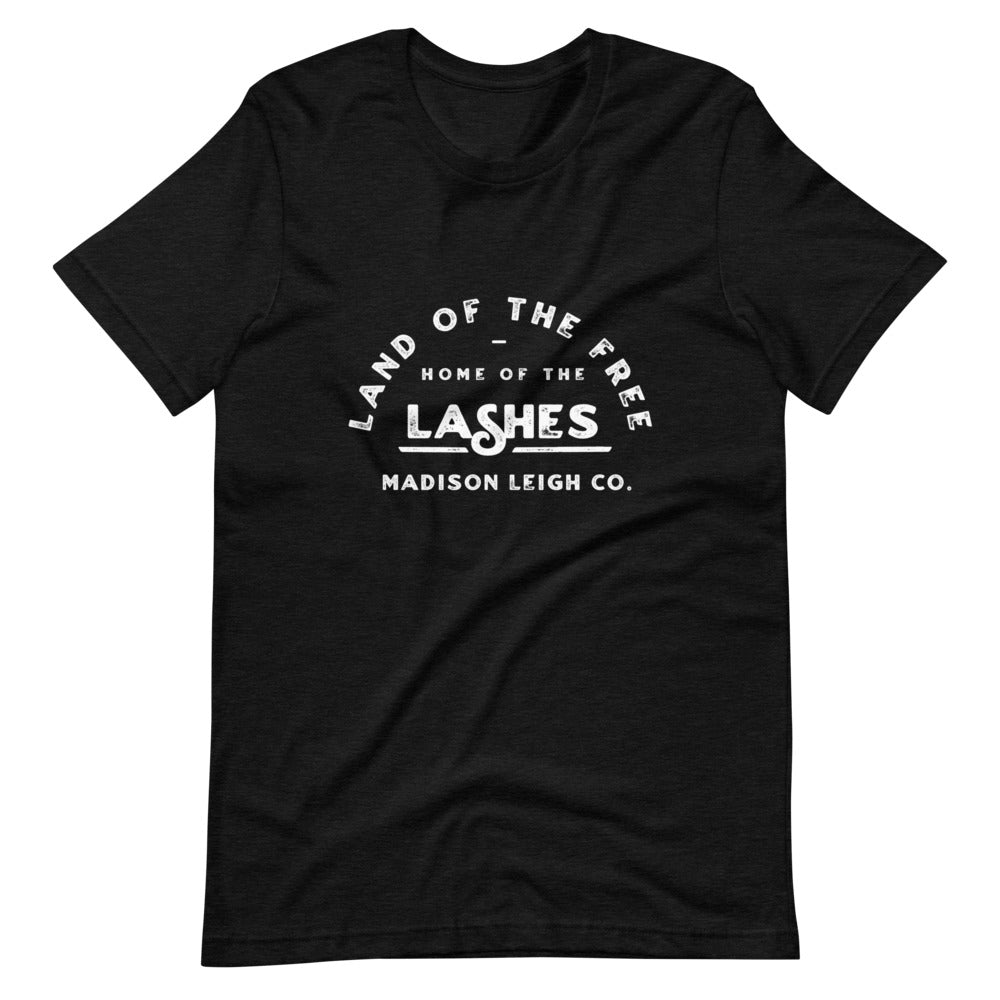 x Lash Artist Apparel- "Land of the Free, Home of the Lashes" Tee